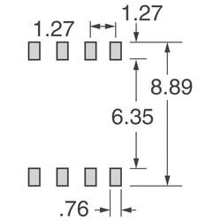 Dip Switch SPST 4 Position Surface Mount Slide (Standard) Actuator 25mA 24VDC - 3