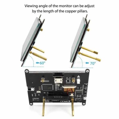 RC050S HD 5inch 800x480 Capacitive Touch Monitor Built-in Speaker with Backlight Control - 3