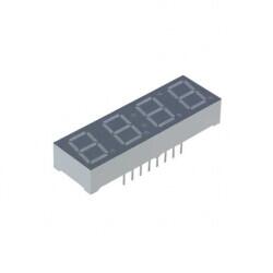 Display Modules - LED Character and Numeric Red 7-Segment Clock 4 Character Common Cathode 2V 20mA 0.504