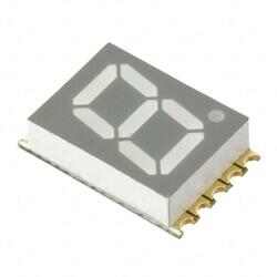 Display Modules - LED Character and Numeric Red 7-Segment 1 Character Common Cathode 2V 20mA 0.591