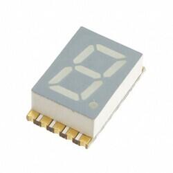 Display Modules - LED Character and Numeric Red 7-Segment 1 Character Common Cathode 2V 20mA 0.394