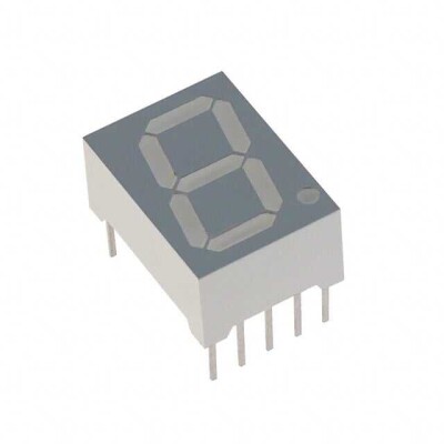 Display Modules - LED Character and Numeric Red 7-Segment 1 Character Common Cathode 2.1V 20mA 0.673