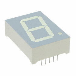 Display Modules - LED Character and Numeric Red 7-Segment 1 Character Common Cathode 3.7V 20mA 1.339