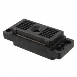 60 Position Housing for Non-Gendered Contacts Connector Black Panel Mount - ITT Cannon, LLC