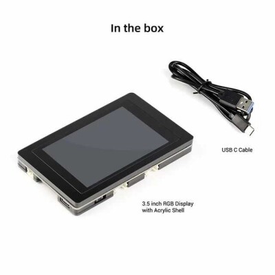 CrowPanel ESP Terminal - ESP32 3.5inch 480x320 Parallel RGB Touch Display - 3