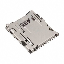 10 (8 + 2) Position Card Connector Secure Digital - microSD™ Surface Mount, Right Angle Gold - Hirose Electric Co Ltd