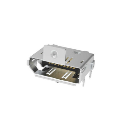 DisplayPort Receptacle Connector 20 Position Surface Mount, Right Angle; Through Hole - 1