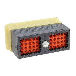 40 Position Rectangular Housing Connector Plug Black - TE Connectivity Deutsch Connectors