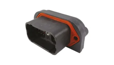 Connector Header Board Edge, Through Hole, Right Angle 24 position 0.174