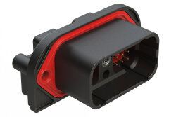 Connector Header Board Edge, Through Hole, Right Angle 24 position - TE Connectivity Deutsch Connectors