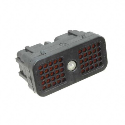 50 Position Rectangular Housing Connector Plug Black - 1