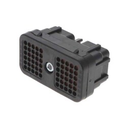 60 Position Rectangular Housing Connector Plug Black 0.174