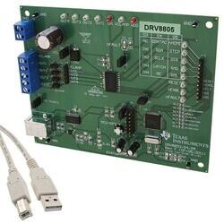 DRV8805 Motor Controller/Driver, Stepper Power Management Evaluation Board - Texas Instruments