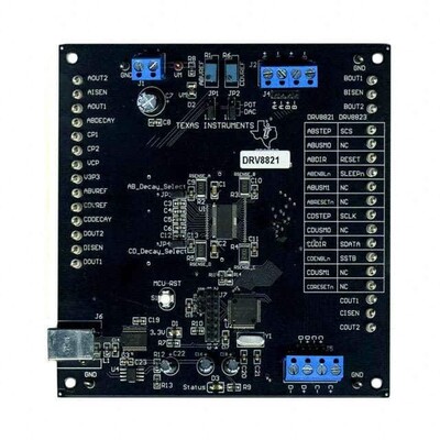 DRV8821 Motor Controller/Driver Power Management Evaluation Board - 1