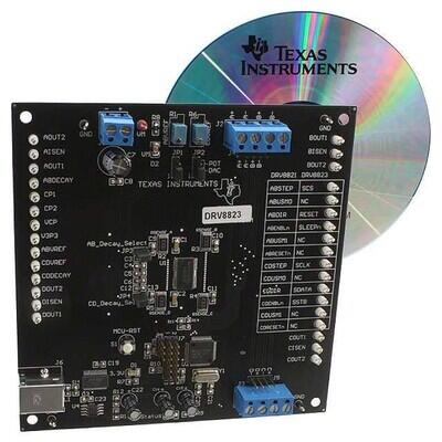 DRV8823 Motor Controller/Driver, Stepper Power Management Evaluation Board - 1