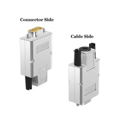 15 Position D-Sub, High Density Plug, Male Pins Connector - CompuCablePlusUSA (1)