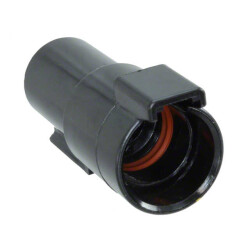 1 (Power) Position Circular Connector Receptacle Housing Free Hanging (In-Line) - TE Connectivity Deutsch Connectors