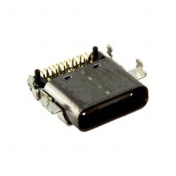 USB-C (USB TYPE-C) USB 3.2 Gen 2 (USB 3.1 Gen 2, Superspeed + (USB 3.1)) Receptacle Connector 24 Position Board Edge, Cutout; Surface Mount; Through Hole, Right Angle - JAE Electronics