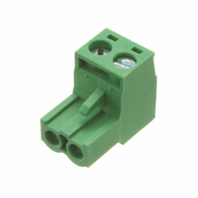 2 Position Terminal Block Plug, Female Sockets 0.200