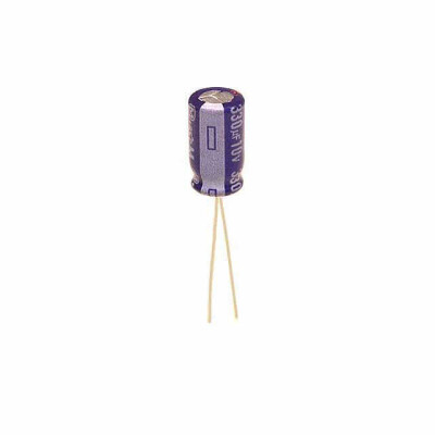 330 µF 10 V Aluminum Electrolytic Capacitors Radial, Can 2000 Hrs @ 85°C - 2