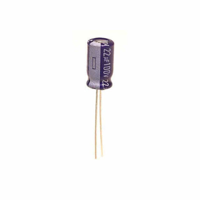 22 µF 100 V Aluminum Electrolytic Capacitors Radial, Can 2000 Hrs @ 85°C - 2