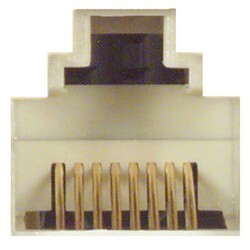 In-Line Adapter, RJ45, RJ45, Adaptor, In-Line, Jack, 8 Ways - 3