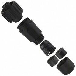 EcoMate Conn Plug Fmale 4POS Silver Screw - 1