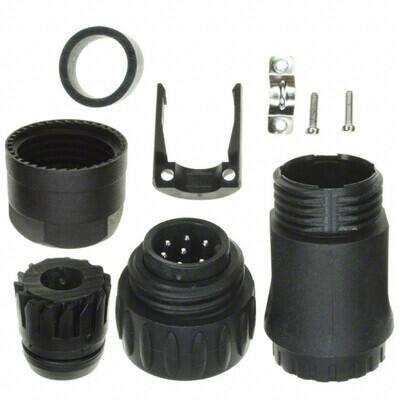 EcoMate Conn Plug Male 7POS Silver Solder - 1