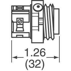 EcoMate Conn Rcpt Male 4POS Gold Screw - 3