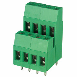 4 Position Wire to Board Terminal Block Horizontal with Board 0.197