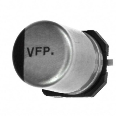22 µF 25 V Aluminum Electrolytic Capacitors Radial, Can - SMD 360mOhm @ 100kHz 2000 Hrs @ 105°C - 1