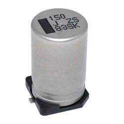 220 µF 50 V Aluminum - Polymer Capacitors Radial, Can - SMD 13mOhm 4000 Hrs @ 125°C - Panasonic Electronic Components
