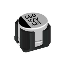 100 µF 63 V Aluminum - Polymer Capacitors Radial, Can - SMD 17mOhm 4000 Hrs @ 135°C - 1