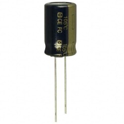 220 µF 63 V Aluminum Electrolytic Capacitors Radial, Can 5000 Hrs @ 105°C - Panasonic Electronic Components