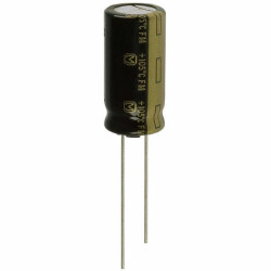 1500 µF 6.3 V Aluminum Electrolytic Capacitors Radial, Can 5000 Hrs @ 105°C - Panasonic Electronic Components (1)