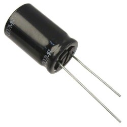 330 µF 50 V Aluminum Electrolytic Capacitors Radial, Can 10000 Hrs @ 105°C - Panasonic Electronic Components