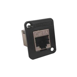 Modular Coupler Connector Jack, 8p8c (RJ45) To Jack, 8p8c (RJ45) Cat6a Shielded - Switchcraft Inc.