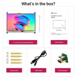 Elecrow RR050P 5inch 800x480 TFT Display with Touch Screen for Raspberry Pi Zero/Zero 2W - Elecrow (1)