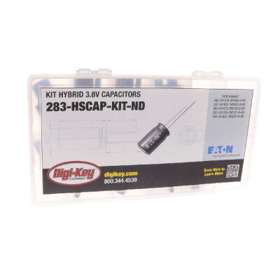 Electric Double Layer Capacitors, Supercaps Capacitor Kit 30F ~ 220F 3.8V Through Hole 19 Pieces (Assorted Per Value) - 1