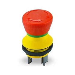 Emergency Stop Switch Panel Mount, Front - Phoenix Contact