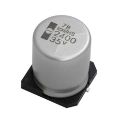 680 µF 16 V Aluminum Electrolytic Capacitors Radial, Can - SMD 190mOhm @ 100kHz 2000 Hrs @ 125°C - Chemi-Con