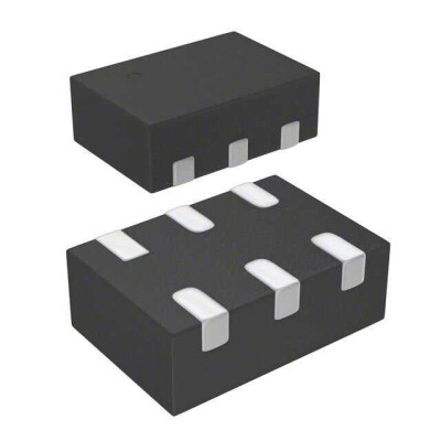 RC (Pi) EMI Filter 2nd Order Low Pass 2 Channel R = 100Ohms, C = 30pF 6-UFDFN - 1
