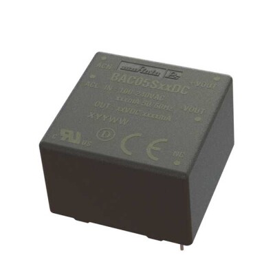 Enclosed AC DC Converters 1 Output 5V 1A 85 ~ 264 VAC, 120 ~ 370 VDC Input - 1