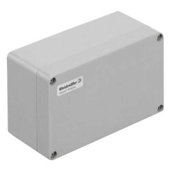 Enclosure Fiberglass/Polyester Gray Cover Included 8.661