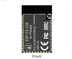 ESP-12K - Ai Thinker ESP32-S2 Chip, Xtensa 32-Bit Lx7 MCU with 8 MB, NO - 1