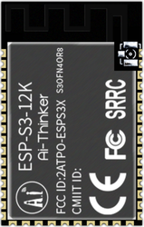 ESP-12K - Ai Thinker ESP32-S2 Chip, Xtensa 32-Bit Lx7 MCU with 8 MB, NO - 3