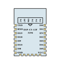 ESP-C3-12F - Ai Thinker Wi-Fi + Bluetooth SoC - 2