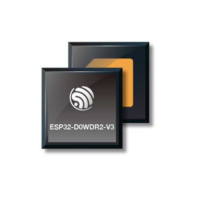 ESP32-D0WDR2-V3 - IC RF TxRx + MCU Bluetooth, WiFi 802.11b/g/n, Bluetooth v4.2 + EDR, Class 1, 2 and 3 2.4GHz 48-VFQFN Exposed Pad - 1