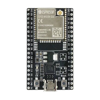 ESP32-WROOM-32UE - Transceiver; 802.11 b/g/n (Wi-Fi, WiFi, WLAN), Bluetooth® Smart Ready 4.x Dual Mode Evaluation Board - 1