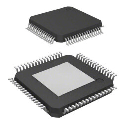 Ethernet Controller 10/100 Base-FX/T/TX PHY SPI Interface 64-TQFP-EP (10x10) - 1